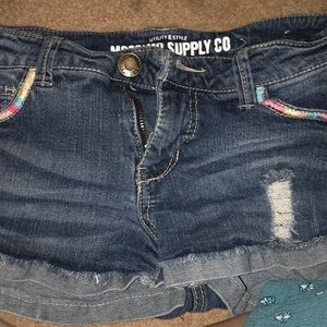Mossimo jean booty shorts